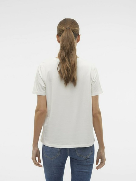 Vero Moda Vero Moda Cremefarbenes Damenhemd Facey