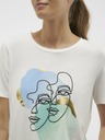 Vero Moda Vero Moda Cremefarbenes Damenhemd Facey