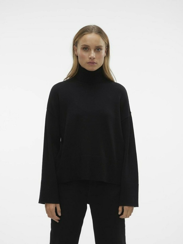 AWARE by VERO MODA Schwarzer Damen-Rollkragenpullover AWARE by VERO MODA Gisela