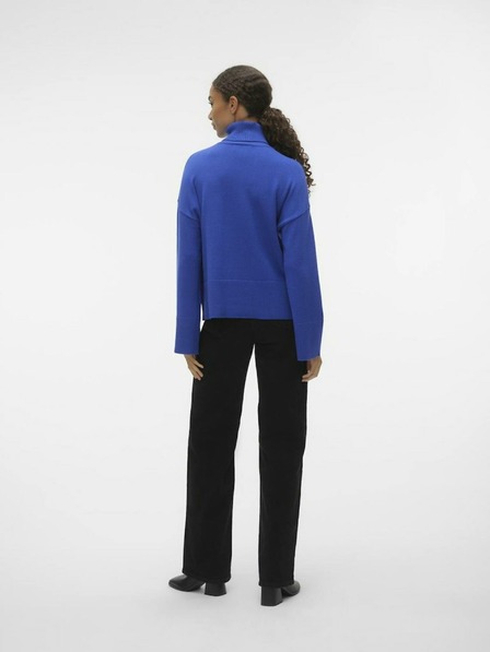 AWARE by VERO MODA Blauer Damen-Rollkragenpullover AWARE by VERO MODA Gisela