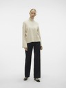 AWARE by VERO MODA Cremefarbener Damen-Rollkragenpullover AWARE von VERO MODA Gisela