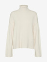 AWARE by VERO MODA Cremefarbener Damen-Rollkragenpullover AWARE von VERO MODA Gisela