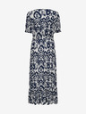 ONLY Blaues und weißes gemustertes Damen-Maxikleid ONLY Chianti
