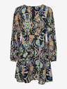 ONLY Blau-orange gemustertes Kleid für Damen ONLY Nova
