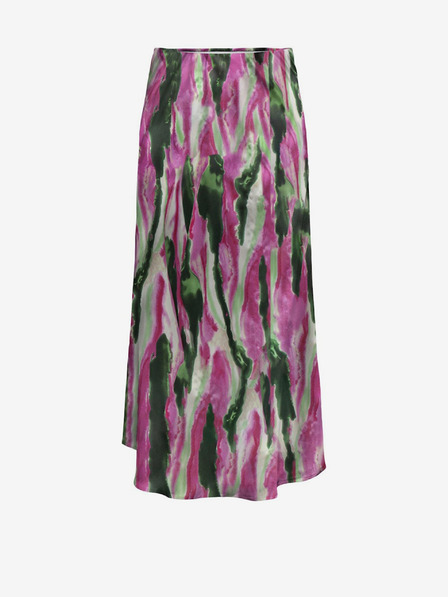 ONLY Grüner und rosa Damen Satin-Maxirock ONLY Nathalie