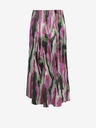 ONLY Grüner und rosa Damen Satin-Maxirock ONLY Nathalie
