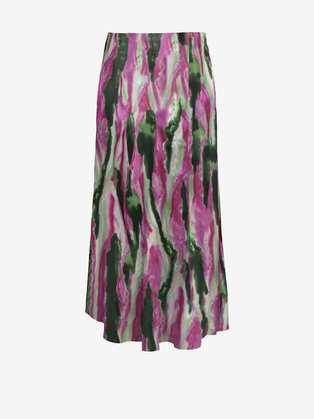 ONLY Grüner und rosa Damen Satin-Maxirock ONLY Nathalie