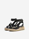 ONLY Schwarze Plateausandalen für Damen ONLY Minerva-1