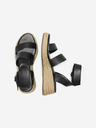ONLY Schwarze Plateausandalen für Damen ONLY Minerva-1