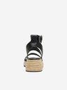 ONLY Schwarze Plateausandalen für Damen ONLY Minerva-1