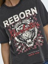 ONLY Schwarzes Damen-T-Shirt ONLY Lulu