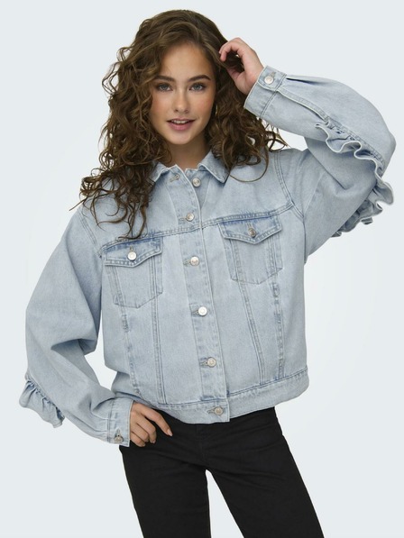 ONLY Hellblaue Jeansjacke für Damen ONLY Penny