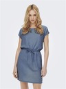 ONLY Blaues Damen-Denim-Kleid ONLY Pema