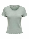 ONLY Hellgrünes ONLY Damen-T-Shirt Carlotta