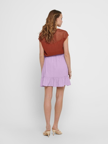 ONLY Lila Wickelrock mit Rüsche ONLY Olivia
