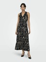 ONLY Schwarzes gemustertes Midikleid für Damen ONLY Jane
