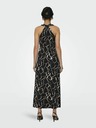 ONLY Schwarzes gemustertes Midikleid für Damen ONLY Jane