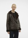 Vero Moda VERO MODA Emmy dunkelbraun Damen Lederjacke