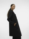 Vero Moda Schwarzer Damenmantel aus Wollmischung VERO MODA Hazel