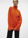 Vero Moda Orangefarbener Damenpullover von VERO MODA Goldneedle