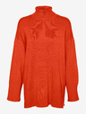 Vero Moda Orangefarbener Damenpullover von VERO MODA Goldneedle