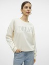 Vero Moda Cremefarbenes Damen-Sweatshirt Vero Moda Irola