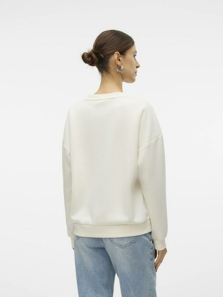Vero Moda Cremefarbenes Damen-Sweatshirt Vero Moda Irola