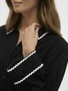 Vero Moda Schwarzes Damenhemd Vero Moda Bumpy