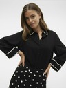 Vero Moda Schwarzes Damenhemd Vero Moda Bumpy