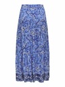 ONLY Blauer gemusterter Damen-Maxirock ONLY Veneda