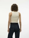 Vero Moda Beigefarbenes Damen-Crop-Top Vero Moda Ginny