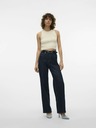 Vero Moda Beigefarbenes Damen-Crop-Top Vero Moda Ginny