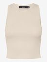 Vero Moda Beigefarbenes Damen-Crop-Top Vero Moda Ginny