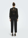 Jacqueline de Yong Schwarze Damen Spitzenbluse JDY Avery