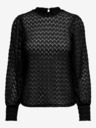 Jacqueline de Yong Schwarze Damen Spitzenbluse JDY Avery