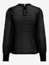 Jacqueline de Yong Schwarze Damen Spitzenbluse JDY Avery