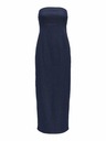 ONLY Dunkelblaues Damen Denim Midikleid ONLY Gisele