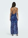ONLY Blaues gemustertes Damen-Maxikleid ONLY Zimmer