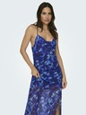 ONLY Blaues gemustertes Damen-Maxikleid ONLY Zimmer