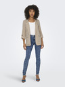 ONLY Beige gestreifte Damenjacke ONLY Marsa