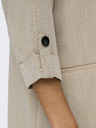 ONLY Beige gestreifte Damenjacke ONLY Marsa