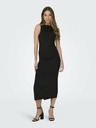 ONLY Schwarzes ärmelloses Midikleid für Damen ONLY Lea