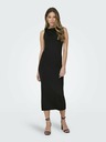 ONLY Schwarzes ärmelloses Midikleid für Damen ONLY Lea