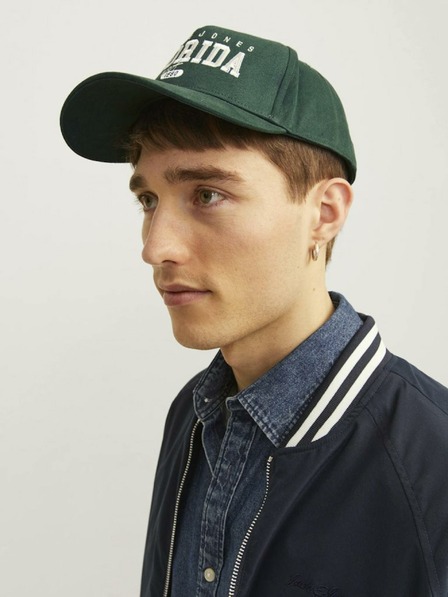 Jack & Jones Dunkelgrüne Jack & Jones Citi-Mütze für Herren