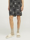 Jack & Jones Schwarz gemusterte Herren-Badebekleidung Jack & Jones Fiji