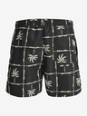Jack & Jones Schwarz gemusterte Herren-Badebekleidung Jack & Jones Fiji