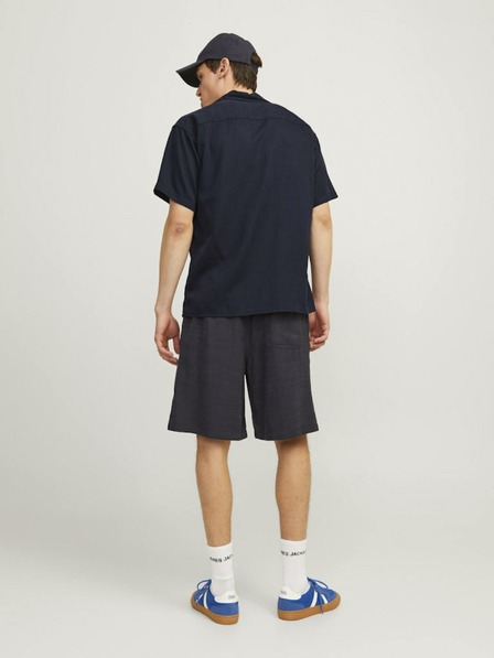 Jack & Jones Dunkelblaues Herren-Kurzarmhemd Jack & Jones Aaron
