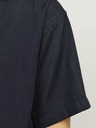 Jack & Jones Dunkelblaues Herren-Kurzarmhemd Jack & Jones Aaron