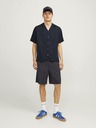 Jack & Jones Dunkelblaues Herren-Kurzarmhemd Jack & Jones Aaron