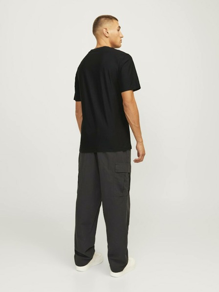 Jack & Jones Schwarzes Jack & Jones Aruba Herren-T-Shirt